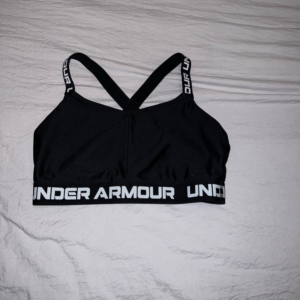 A large under armor sports bra